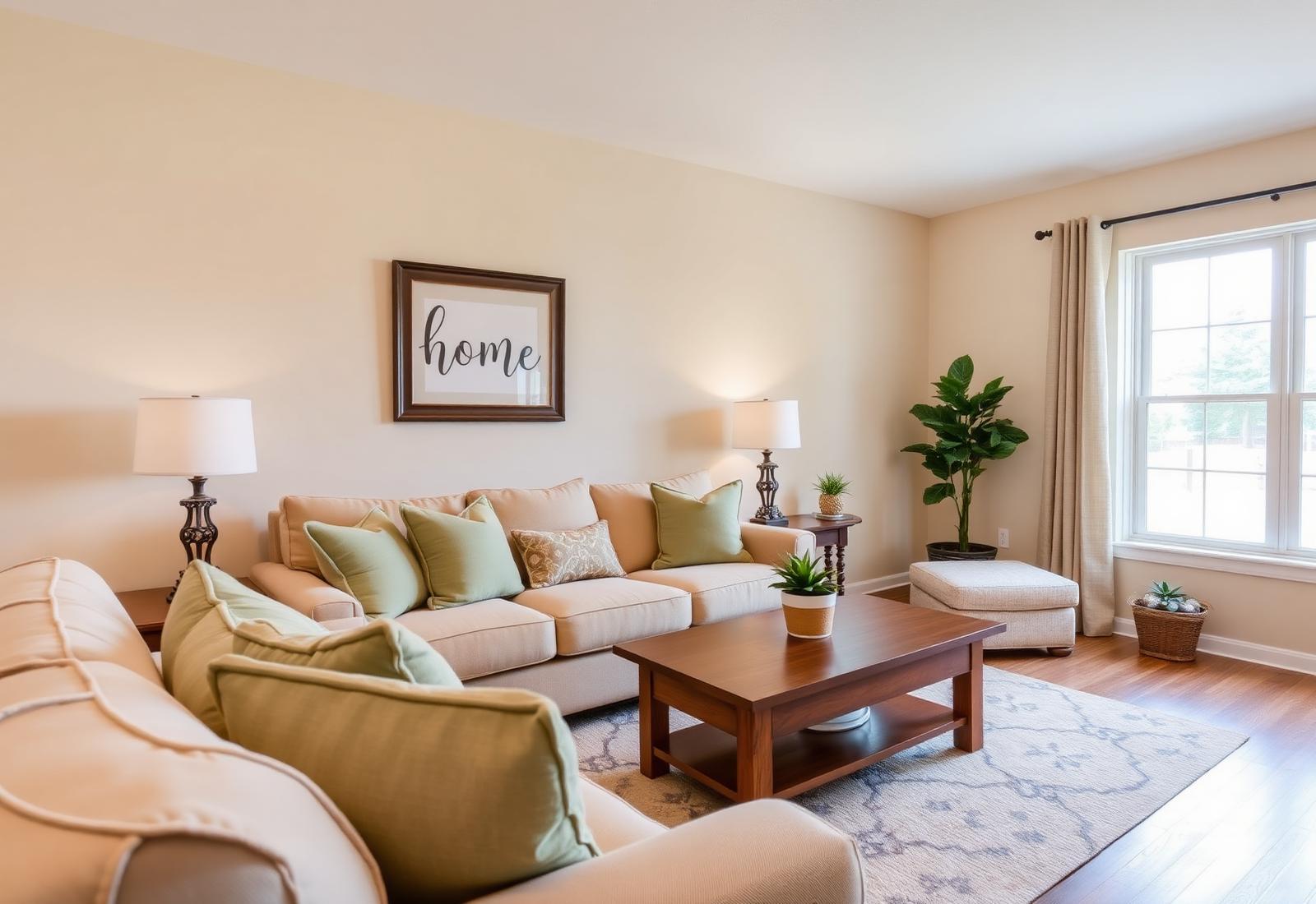 Welcoming shared home living room